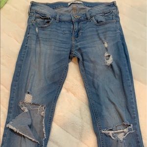 medium wash skinny jeans